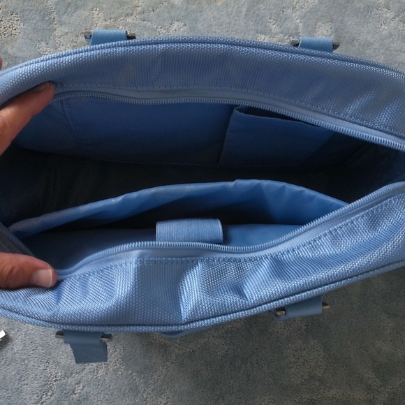 5 PIECE LIGHT BLUE JOY HANDBAG LUGGAGE COLLECTION SET - Picture 10 of 13